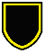 blason de sable à la bordure d'or