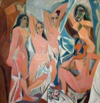 Les demoiselles d'Avignon, tableau de Picasso