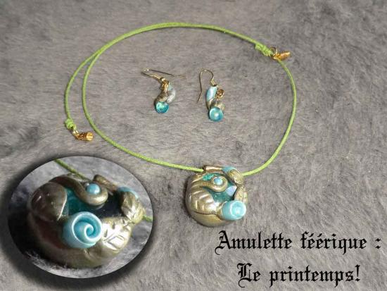Amulette féérique : le Printemps.