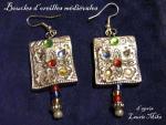 Boucles d'oreilles médiévales