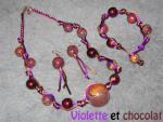 Violette et chocolat