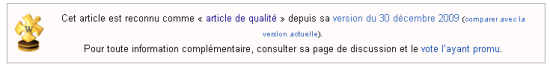 Label de qualité